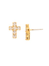 Carly Cross Stud Earrings