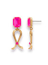 Ribbon of Hope Dangle Earrings