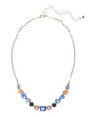 Tansy Half Line Tennis Necklace