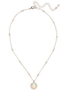 Cushion-Cut Pendant Necklace
