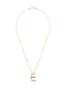 E Initial Pendant Necklace