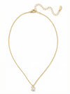 Petite Emerald Pendant Necklace