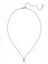 Petite Emerald Pendant Necklace
