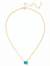 Octavia Single Crystal Pendant Necklace