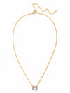 Octavia Single Crystal Pendant Necklace