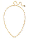 Paperclip Charm Pendant Necklace