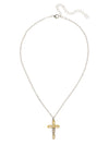 Clarissa Cross Pendant Necklace