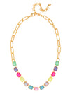 Octavia Paperclip Tennis Necklace