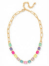 Octavia Paperclip Tennis Necklace