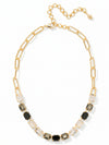 Octavia Paperclip Tennis Necklace