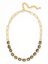 Octavia Paperclip Tennis Necklace