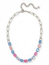 Octavia Paperclip Tennis Necklace