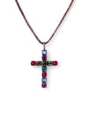 Crystal Cross Pendant Necklace