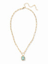 Octavia Scalloped Pendant Necklace