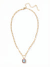 Octavia Scalloped Pendant Necklace
