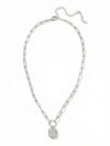 Octavia Scalloped Pendant Necklace