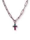 Carly Cross Pendant Necklace