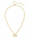 Heart & Pearl Charm Pendant Necklace