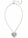 Crystal Heart Pendant Necklace