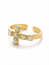 Carly Cross Band Ring