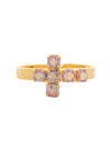 Carly Cross Band Ring