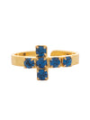 Carly Cross Band Ring