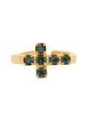 Carly Cross Band Ring