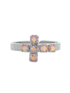 Carly Cross Band Ring