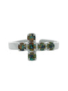 Carly Cross Band Ring
