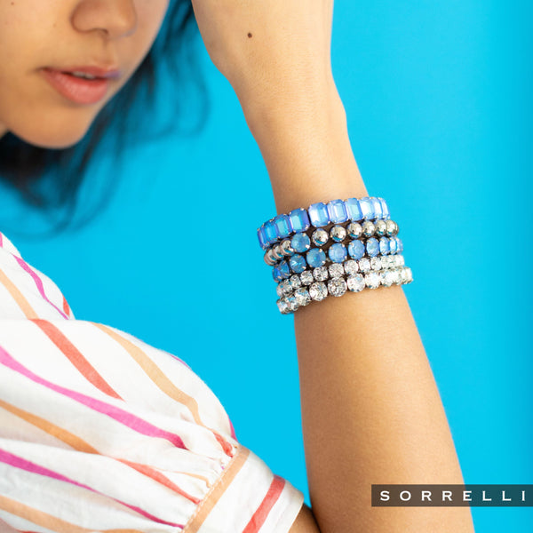 Sorrelli Sienna Stretch Bracelet - White Opal