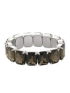 7 Inch Emerald Cut Stretch Bracelet