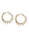 Charming Departure Crystal Hoop Earrings