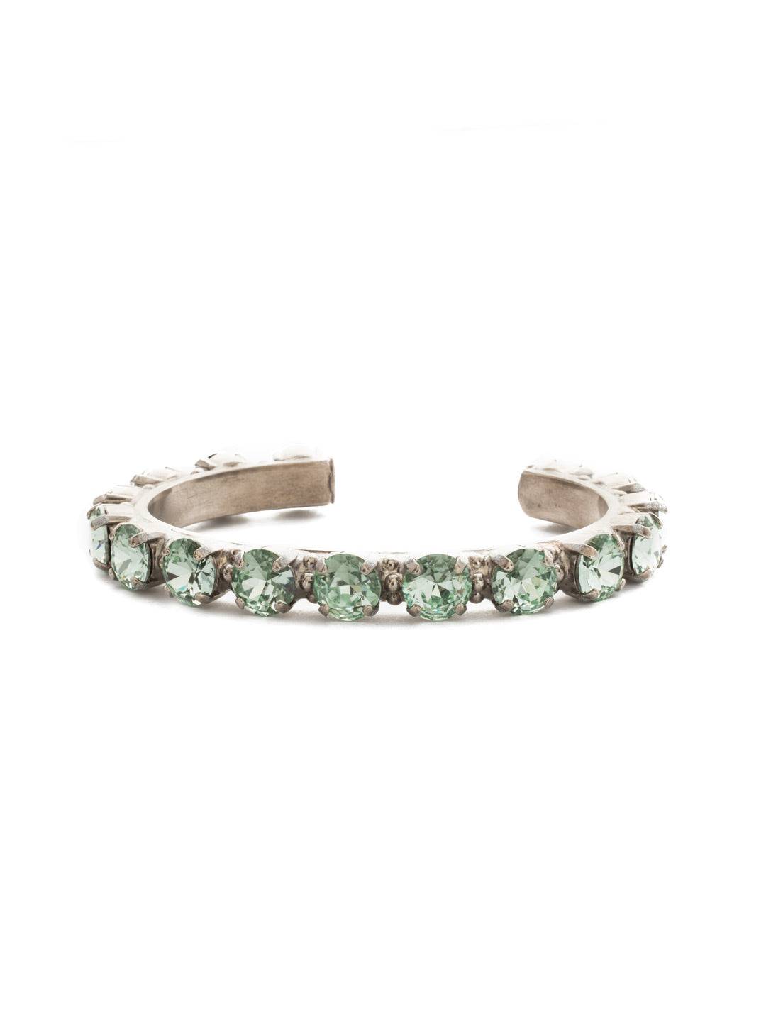 Riveting Romance Cuff Bracelet - BCL23ASMIN - <p>Truly antique-inspired, this piece can be mixed and matched in so many ways. Wear it with a vintage inspired outfit, or add a twist to a modern trend. This piece will match with everything! From Sorrelli's Mint collection in our Antique Silver-tone finish.</p>
