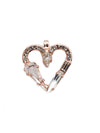 Crystal Heart Charm Charm Other Accessory