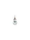 March Birthstone Light Aqua Charm