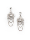 Crystal Chandelier Statement Earrings
