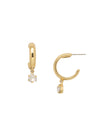Sedge Huggie Hoop Earrings