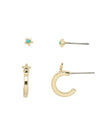 Asteria Stud and Huggie Set Earrings