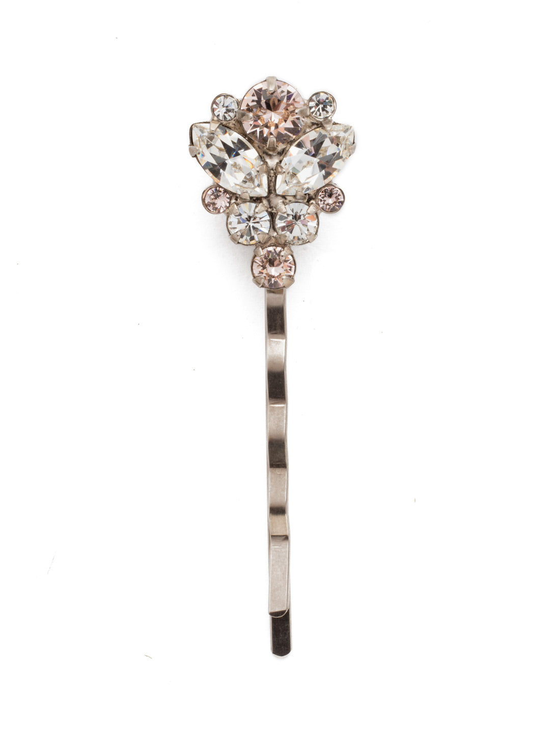 Anatolia Hair Pin Other Accessory - HCZ65ASPLS - <p>A bouquet cluster of crystals on a simple hair pin will add a hint of beauty and pure function when you want to pull your hair up, up and away. From Sorrelli's Soft Petal collection in our Antique Silver-tone finish.</p>