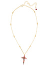 Dierdre Cross Pendant Necklace