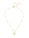 Cushion-Cut Pendant Necklace