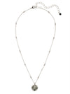 Cushion-Cut Pendant Necklace