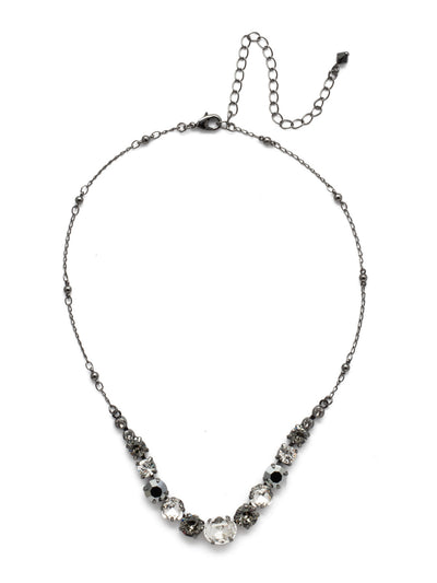 Jules Tennis Necklace - NDZ45GMMMO - <p>Simple with a dash of sparkle. The Jules Tennis Necklace is perfect for a layered look or to be worn alone. From Sorrelli's Midnight Moon collection in our Gun Metal finish.</p>