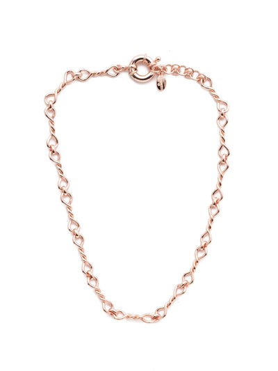 Bette Tennis Necklace - NES32RGCRY - <p>The Bette Tennis Necklace is a gorgeous handcrafted chain. Wear it by itself or attach a crystal charm for some sparkle. From Sorrelli's Crystal collection in our Rose Gold-tone finish.</p>