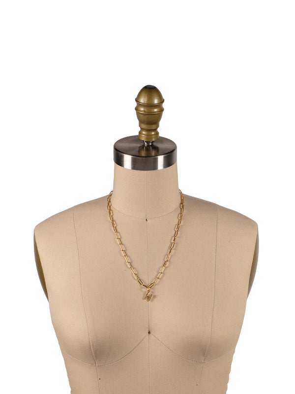 H Initial Paperclip Pendant Necklace - NFB8BGCRY - Sorrelli