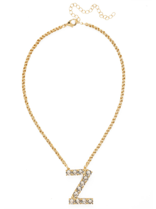 Z Initial Rope Pendant Necklace - NFK45BGCRY - Sorrelli