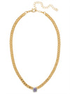Octavia Single Crystal Tennis Necklace