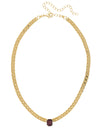 Octavia Single Crystal Tennis Necklace