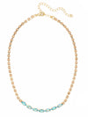 Clarissa Rhinestone Chain Tennis Necklace