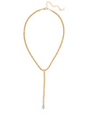 Rope Chain Lariat Pendant Necklace